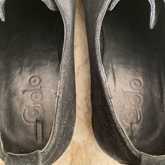 Colo Copenhagen Black Suede Leather Oxfords - Picture 11 of 14